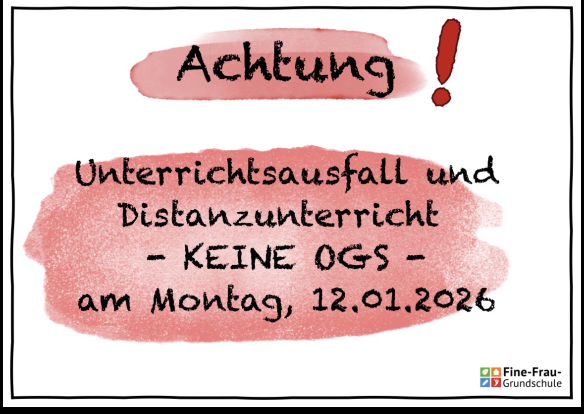 Aushang Unterrichtsfall 2026 01 12