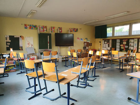 Klassenraum neu